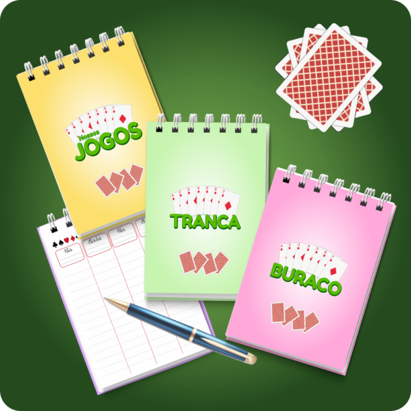 Bloco Para Anotações de Partidas de Jogos de Baralho - Tamanho A6
