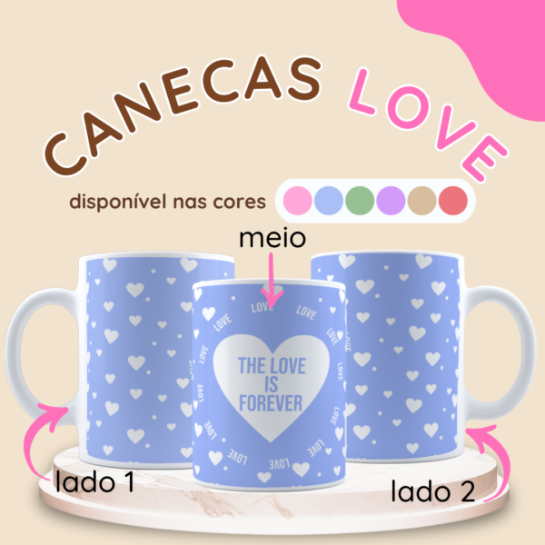 Caneca (cerâmica) Love