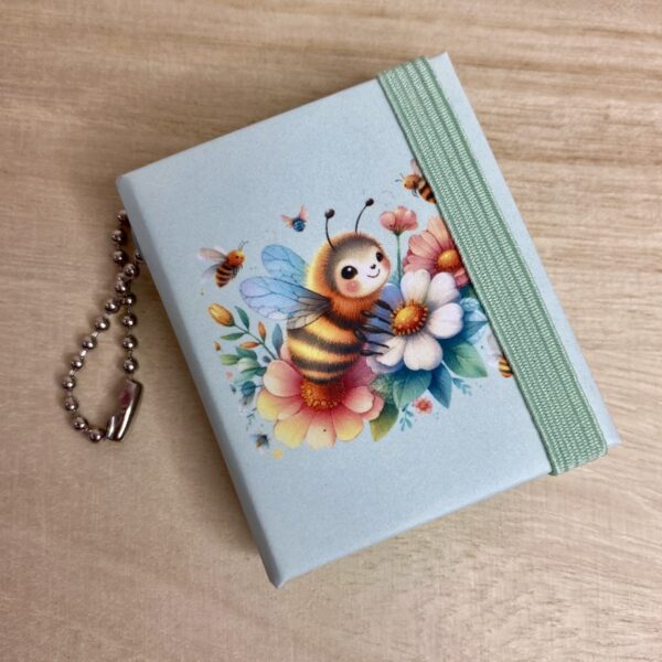 Chaveiro Post-it - Abelhas e flores