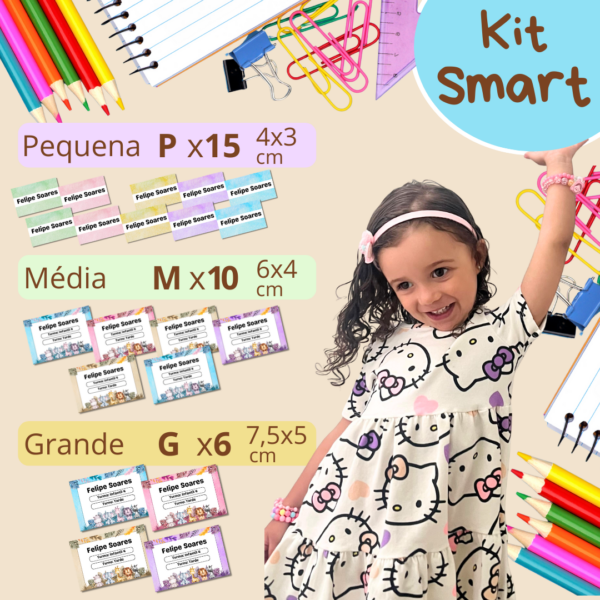 Etiquetas Escolares - Kit Smart