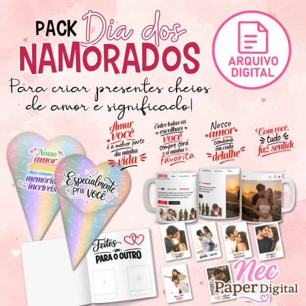 Arquivo Digital:  Pack Dia dos Namorados